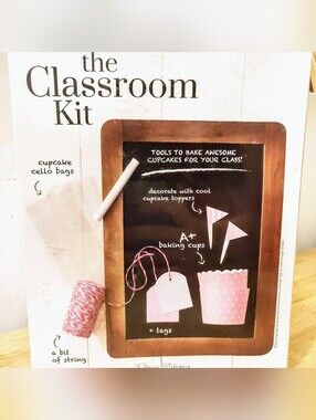 Cupcake Baking Kit 96pc. Pink Polka Dot Cups Toppers Cellophane Bags Gift Tags